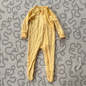 Kyte Baby Yellow Bamboo Footie Pajama